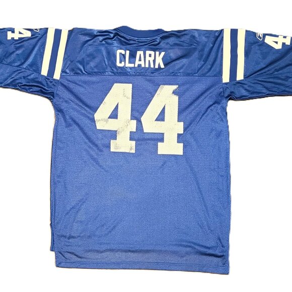 Indianapolis Colts Clark #44 XL Blue Nike NFL  Reebok Jersey Football  C - Picture 5 of 11